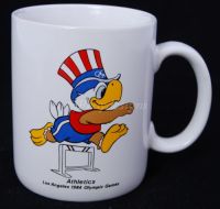 US OLYMPIC GAMES Los Angeles TRACK & FIELD Mug Vintage 1984